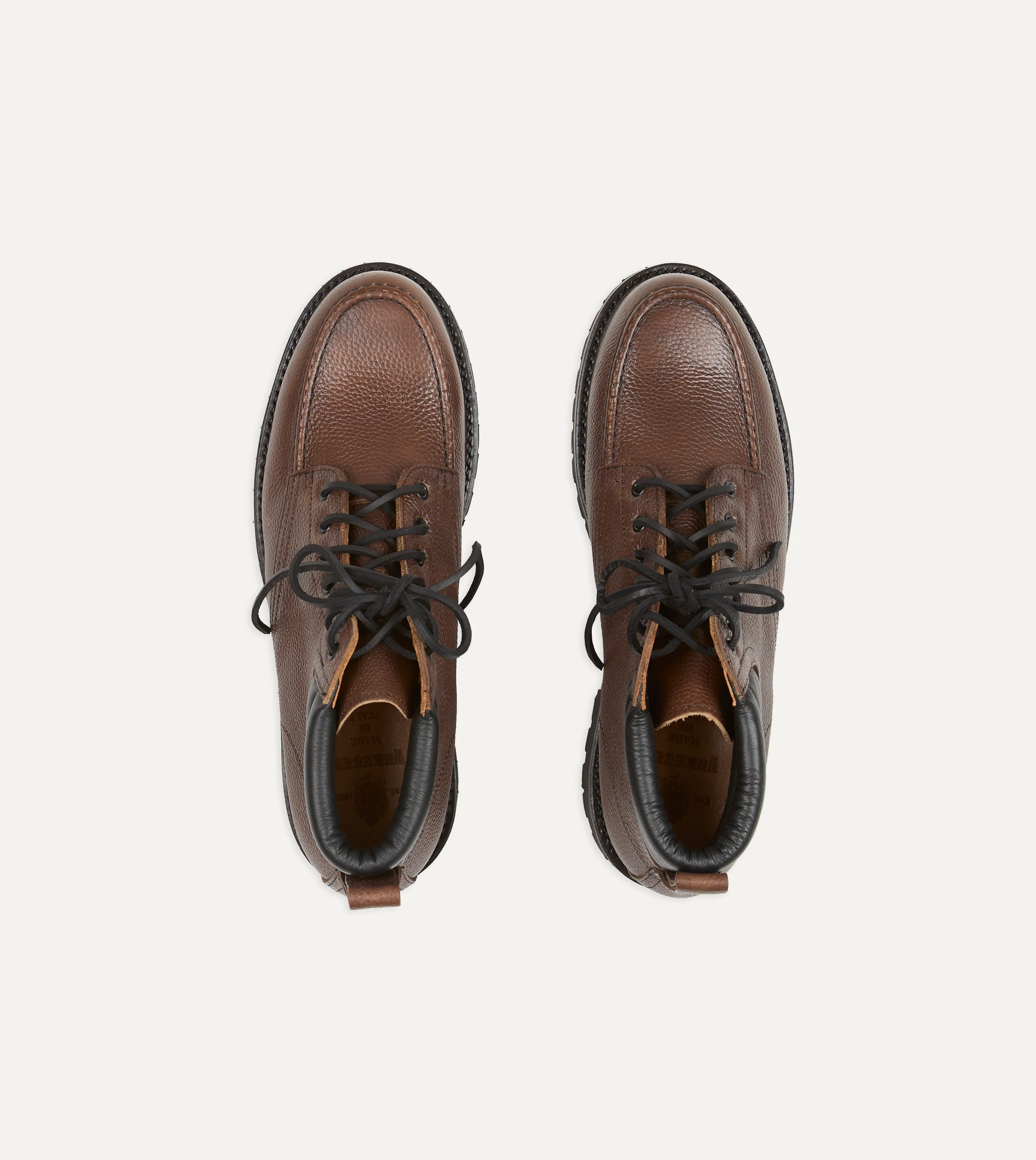 Yuketen Salvia Brown Leather Boots - Image 4